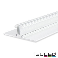 LED Leuchtenprofil 2SIDE Aluminium, für zwei LED Strips bis 1.2cm Breite, 200cm, Weiß