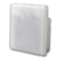 Zubeh�r f�r Profil SURF16 - Silikon-Endkappe (1 Stk.), inkl. Schrauben, EC56, geschlossen