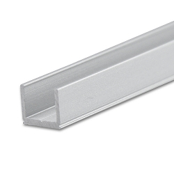 LED Aufbauprofil SURF6, Aluminium, 200cm, Alu eloxiert