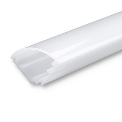 LED ECKPROFIL CORNER13, Kunststoff PC, wei�, opal/satiniert, 65% Transluzenz, 200cm
