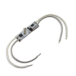 LED Mini PWM-Controller zum Einbau unter Profilcover, Zwischenstecker, 1 Kanal, 12-24V DC, 3A
