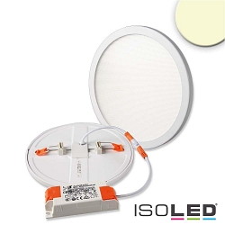 LED downlight Flex 15W, IP52, UGR<19, suitable for offices, DA 5-16cm, not dimmable, white, 15W 3000K 1300lm 120