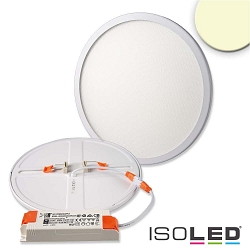 LED downlight Flex 23W, IP52, UGR<19, suitable for offices, DA 5-21cm, not dimmable, white, 23W 3000K 2200lm 120