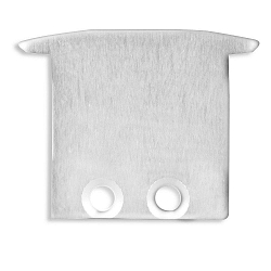 Zubeh�r f�r Einbau-Profil IL-ALU20 - Endkappe, Aluminium eloxiert