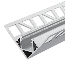 LED Fliesenprofil Innen-Eck, Aluminium eloxiert, 200cm