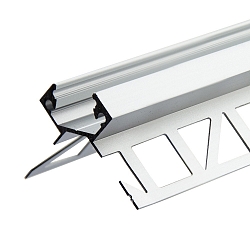 LED Fliesenprofil Au�en-Eck, Aluminium eloxiert, 200cm