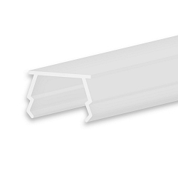 Zubeh�r f�r Trockenbauprofil PLANAR / SINGLE CURVE / DOUBLE CURVE - Abdeckung COVER27 opal, 200cm