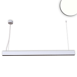 LED H�ngeleuchte Raster Up+Down, UGR<6, BAP geeignet, anreihbar, 1-10V dimmbar, Silber matt, 25+25W 4000K 5100lm