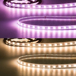 LED AQUA RGB+WW Flex strip, 24V, IP67, 19W/m, 4in1 chip, 500cm