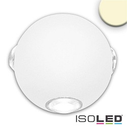 LED Auenwandleuchte Up&Down 4*1W CREE, mit Fokuslinsen, 4-seitig, IP54, 4W 32000K 350m, Aluminium, Sandwei
