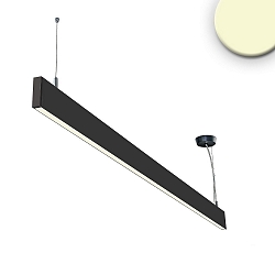 LED H�ngeleuchte Linear Up+Down 1200, IP40, prismatisch, linear-verbindbar, 40W 3000K 2550+750lm 2x120�, Schwarz