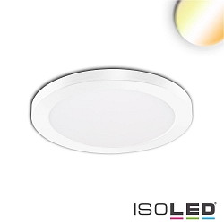 LED Aufbau-/Einbauleuchte Slim Flex, IP44, 6W, ColorSwitch 3000|3500|4000K 510lm 120, Deckenausschnitt variabel, Wei