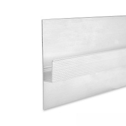 LED Trockenbauprofil SCHATTENFUGE 40, Aluminium eloxiert, 200cm, Wei� RAL 9010