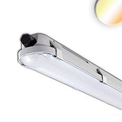 LED Wannenleuchte 120cm, IP65 IK08, Powerswitch 25-40W, Colorswitch 3000|4000|5000K 5050lm 120�, schlagfest