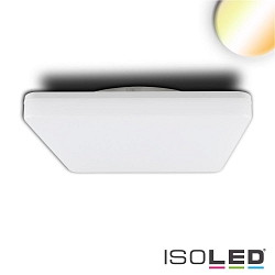 Outdoor LED Decken-/Wandleuchte ColorSwitch, IP54, 32.8 x 32.8cm, 24W 3000K|4000K 2700lm 120, wei, ohne Sensor