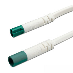 extension cable, green, white