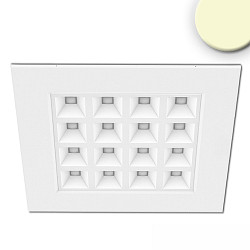 LED office panel UGR<16 Line 625, IP40, 16 light outlets, 36W 3000K 4100lm, white, 1-10V dimmable