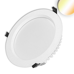 LED office downlight UGR<19, Colorswitch, CRI >90, dimmable, �22.8cm, 35W 3000|3500|4000K 3050lm 90�