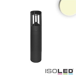 LED Bollard pole light-4, IP54, 9W 3000K 330lm, aluminium, sand black, height 40cm