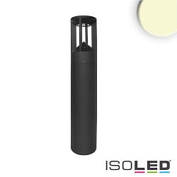 LED Bollard pole light-4, IP54, 9W 3000K 330lm, aluminium, sand black, height 60cm