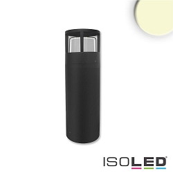 LED Bollard pole light-5, IP54, 6W 3000K 280lm, aluminium, sand black, height 30cm