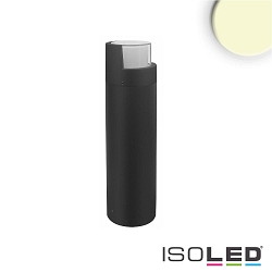 LED Pollerleuchte-6, IP54, 6W 3000K 430lm, Aluminium, sandschwarz, Hhe 50cm