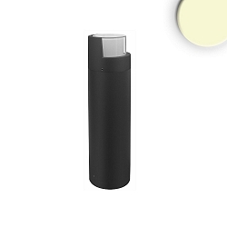 LED Bollard pole light-6, IP54, 6W 3000K 430lm, aluminium, sand black, height 50cm