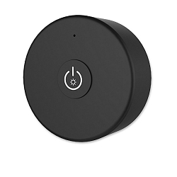 Sys-Pro SingleColor remote, 1 zone, round, with magnetic frame, incl. battery, black