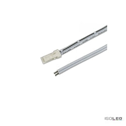 MiniAMP connection plug male, 2 poles, white, max. 3A, 100cm