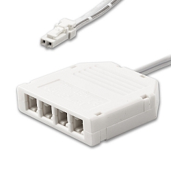 distributor MiniAMP 2-pole, white