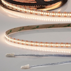LED CRI930 MiniAMP Flex strip, 12V, 6W, 3000K, both sided 30cm cable with male plug, 120cm