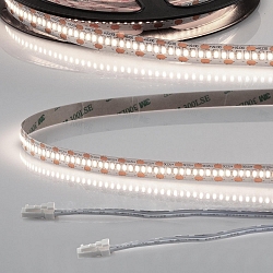 LED CRI940 MiniAMP Flex strip, 12V, 6W, 4000K, both sided 30cm cable with male plug, 120cm