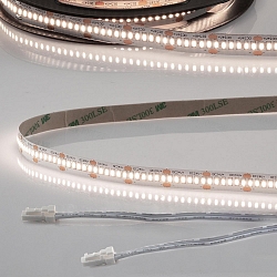 LED CRI940 MiniAMP Flex strip, 24V, 6W, 4000K, both sided 30cm cable with male plug, 120cm