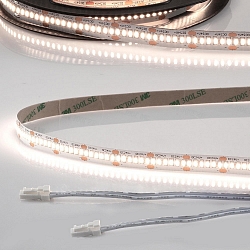LED CRI940 MiniAMP Flexband, 24V, 12W, 4000K, beidseitig 30cm Kabel mit male-Stecker, 120cm