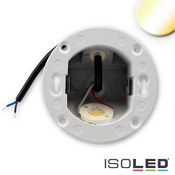 Recessed outdoor LED wall luminaire Sys-Wall68, IP44, 3W ColorSwitch 3000-6000K 140lm, incl. mounting box, without cover