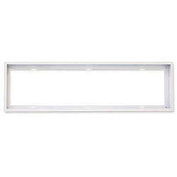 Accessory for LED panel - surface mounting frame, aluminium, white RAL 9016, panel 1200 (30 x 120cm), quick mounting