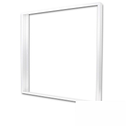 Accessory for LED panel - surface mounting frame, aluminium, white RAL 9016, panel 625 (62.5 x 62.5cm), standard mounting