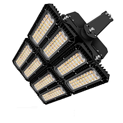 LED Flutlicht 900W, 130x40� asymmetrisch, variabel, 1-10V dimmbar, neutralwei�, IP66