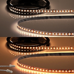 LED CRI919/940 MiniAMP Flexband, 24V, 15W, wei�dynamisch, beidseitiges Kabel mit male-Stecker, 250cm