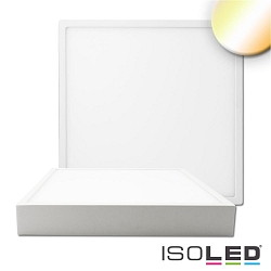LED Deckenleuchte PRO, eckig, 30x30cm, BAP geeignet, 30W, ColorSwitch 2700|3000|4000K, dimmbar, weiß