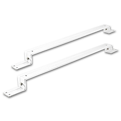 Accessory for LED panel - surface mounting bracket, aluminium, white