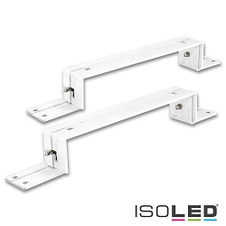 Accessory for LED panel - surface mounting bracket, aluminium, white, panel 1200 (30 x 120cm)