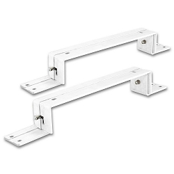 Accessory for LED panel - surface mounting bracket, aluminium, white, panel 1200 (30 x 120cm)
