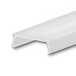 Zubeh�r f�r T-Profil 20 / Profil CEILING 21 - Abdeckung COVER47, wei� matt, 200cm