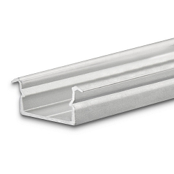 LED Einbauprofil PURE14 D, Aluminium, 200cm, Silber