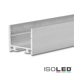 LED surface mount lighting profile HIDE SINGLE, aluminium, 200cm, anodized aluminium