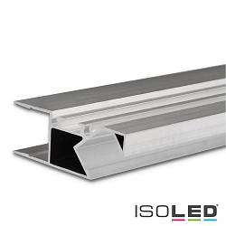 LED surface mount profile HIDE ASYNC, for 2 LED strips, direct/ indirect 50, aluminium, 200cm, anodized aluminium