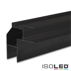 LED corner profile HIDE ANGLE, for 2 LED strips, 2x indirect (90), aluminium, 200cm, black RAL 9005
