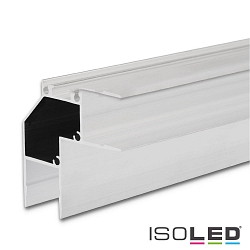 LED corner profile HIDE ANGLE, for 2 LED strips, 2x indirect (90), aluminium, 200cm, white RAL 9003