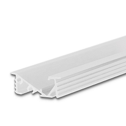 LED M�bel-Einbauprofil FURNIT6 D, geneigt 42�, Aluminium, 200cm